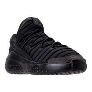 Air Jordan Kid's Boys Flight Luxe Black Low Top Athletic Sneaker Shoes Size 2Y